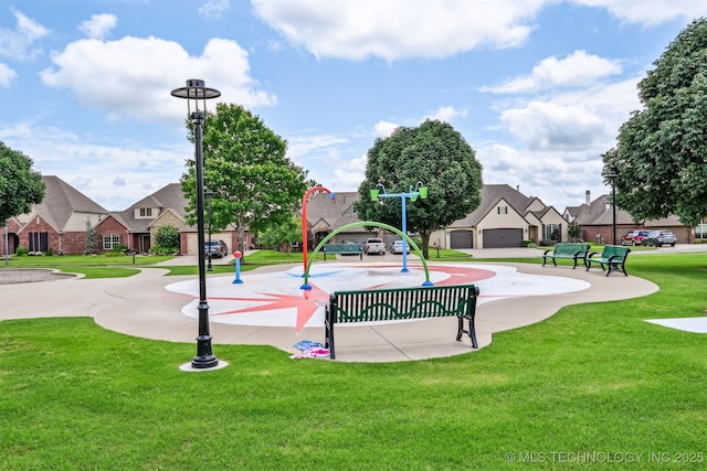 4733 S 167th E Pl, Tulsa, OK 74134 - view of community featuring a lawn and a residential view