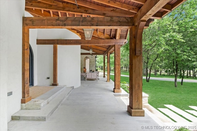 20565 E Clear Brook Rd, Owasso, OK 74055 - view of patio / terrace