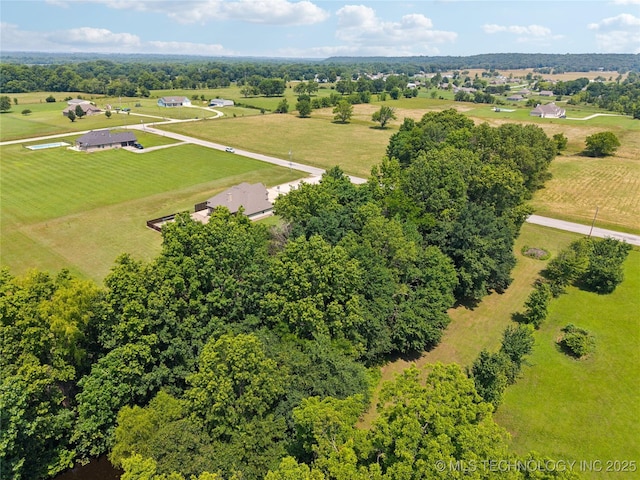 14400 E Willow Way, Claremore, OK 74019 - aerial view of sparsely populated area
