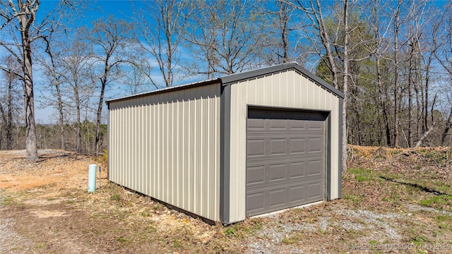 46367 County Road 553, Colcord, OK 74338 - view of detached garage