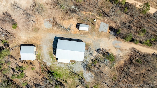46367 County Road 553, Colcord, OK 74338 - aerial view of property and surrounding area