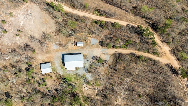 46367 County Road 553, Colcord, OK 74338 - drone / aerial view
