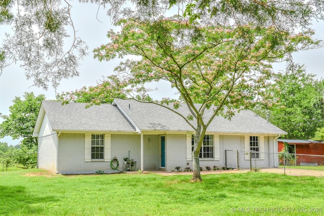 3180 E 2090th Rd, Hugo, OK 74743 - single story home featuring brick siding and roof with shingles