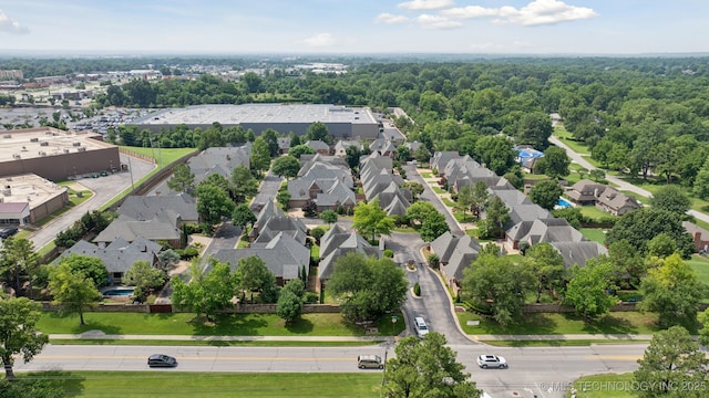 7721 E 101st Pl, Tulsa, OK 74133 - aerial perspective of suburban area