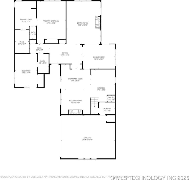 7721 E 101st Pl, Tulsa, OK 74133 - view of room layout