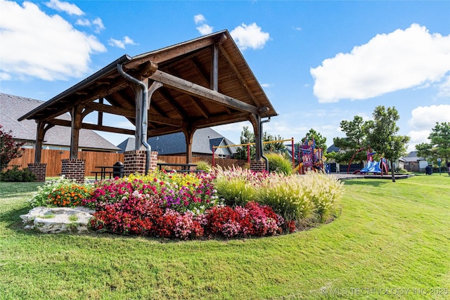 425 W 128th St S, Jenks, OK 74037 - view of home's community featuring a gazebo