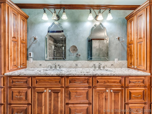 109 E Bk 800th Rd, Stigler, OK 74462 - bathroom with double vanity
