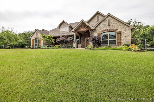 7380 Royalwood Way, Tulsa, OK 74131 - view of front of house with stone siding