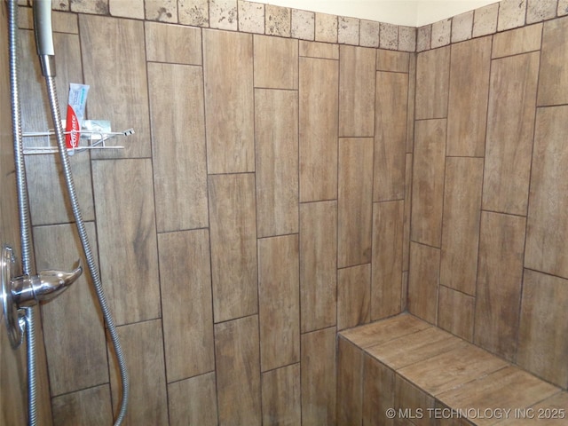 419124 E 1144th Rd, Checotah, OK 74426 - bathroom view of a tile shower
