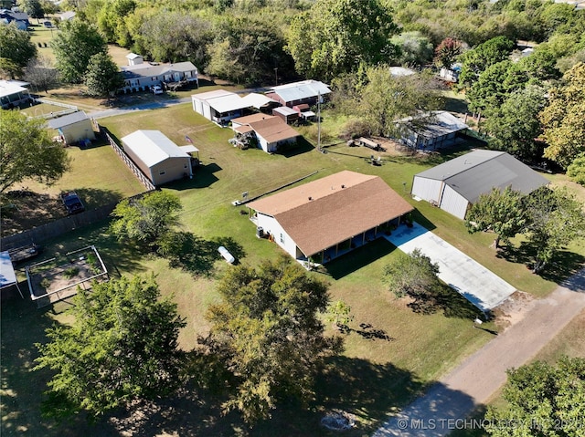 419124 E 1144th Rd, Checotah, OK 74426 - aerial view of residential area
