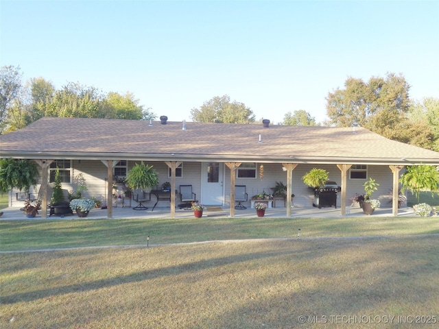 419124 E 1144th Rd, Checotah, OK 74426 - view of home's community featuring a lawn