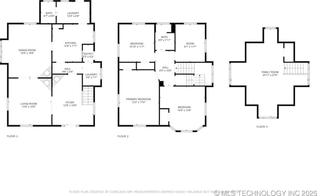 415 S 13th St, Muskogee, OK 74401 - view of property floor plan