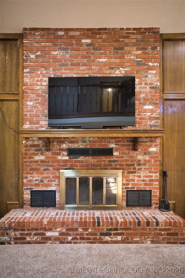 9644 Ew 19 Rd, Nowata, OK 74048 - detailed view of a fireplace