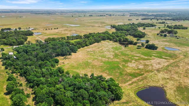 9644 Ew 19 Rd, Nowata, OK 74048 - overview of rural landscape with a nearby body of water