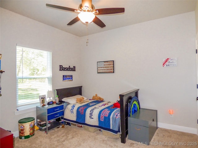 414467 E 1090th Rd, Checotah, OK 74426 - bedroom featuring carpet flooring and a ceiling fan