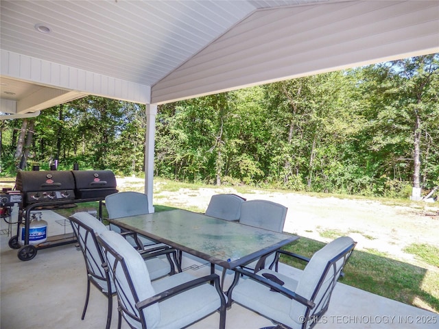 414467 E 1090th Rd, Checotah, OK 74426 - view of patio with outdoor dining space
