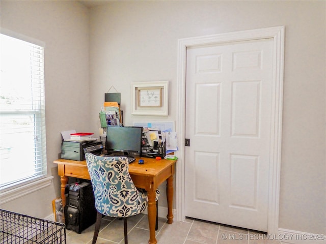 414467 E 1090th Rd, Checotah, OK 74426 - office space with baseboards and tile patterned flooring
