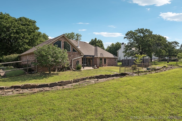 12920 E 183rd St S, Bixby, OK 74008 - back of property with brick siding