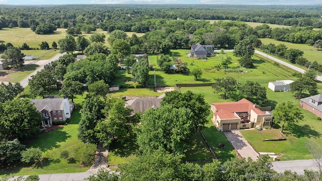 12920 E 183rd St S, Bixby, OK 74008 - drone / aerial view of a heavily wooded area