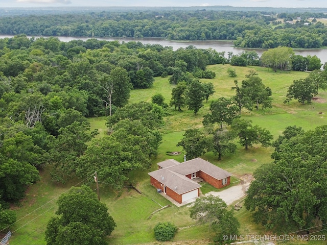 18005 S 4185th Rd, Claremore, OK 74017 - view of subject property with a nearby body of water