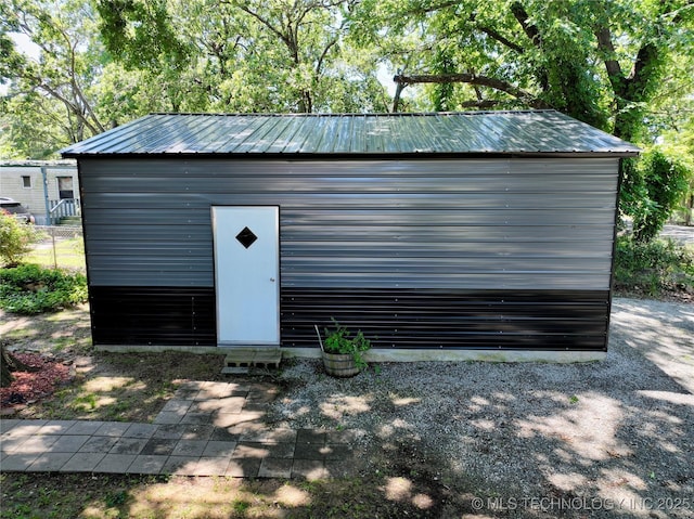 330 Kiamichi, Eufaula, OK 74432 - view of shed