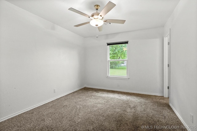30078 E 143rd St S, Coweta, OK 74429 - carpeted empty room with ceiling fan and baseboards