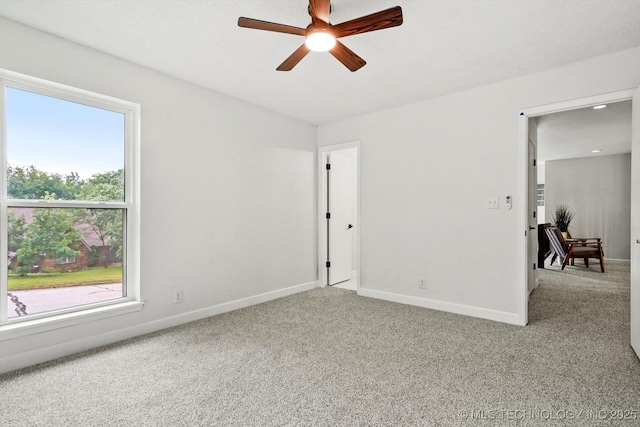 2012 N Santa Fe Ave, Tulsa, OK 74127 - carpeted spare room with ceiling fan and baseboards