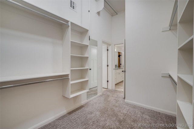 6904 E 86th Pl N, Owasso, OK 74055 - walk in closet with carpet floors