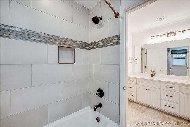 6904 E 86th Pl N, Owasso, OK 74055 - full bath featuring bathing tub / shower combination and vanity