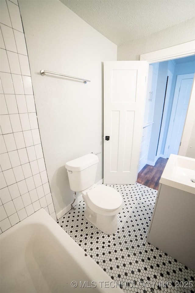 2705 E Ute St, Tulsa, OK 74110 - full bathroom with vanity and tile patterned flooring