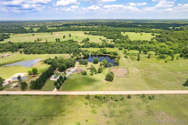 5764 S Carr, Pen, OK 74525 - bird's eye view of a large body of water