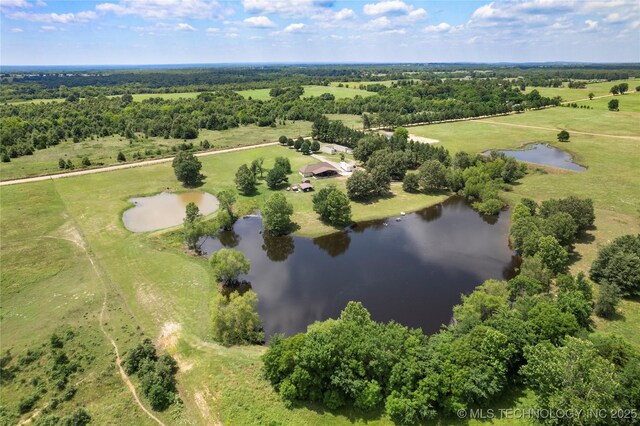 5764 S Carr, Pen, OK 74525 - aerial view of a nearby body of water