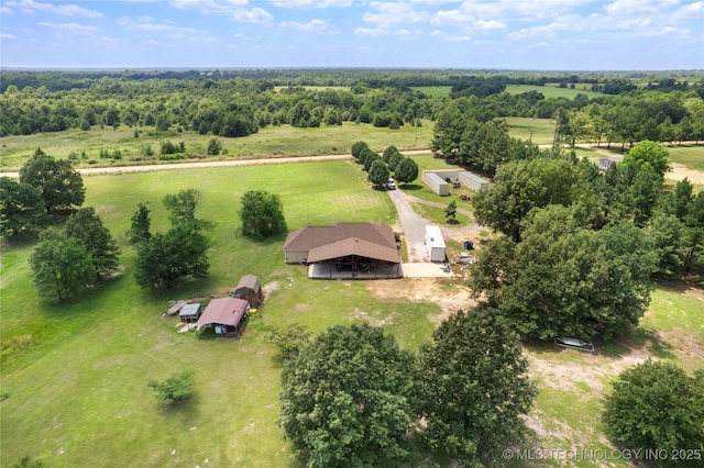 5764 S Carr, Pen, OK 74525 - aerial view of sparsely populated area