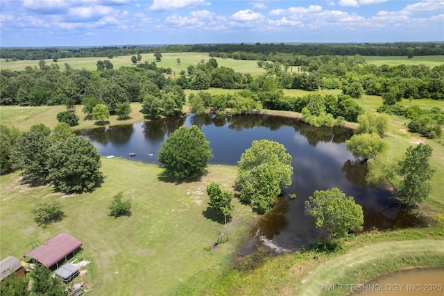 5764 S Carr, Pen, OK 74525 - drone / aerial view of a nearby body of water