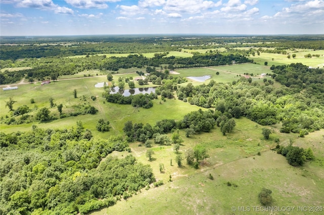 5764 S Carr, Pen, OK 74525 - view of rural area featuring a nearby body of water