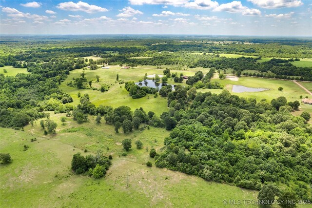 5764 S Carr, Pen, OK 74525 - bird's eye view of a nearby body of water