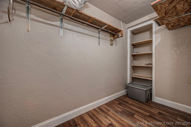 2676 Masters, Sulphur, OK 73086 - walk in closet featuring dark wood finished floors