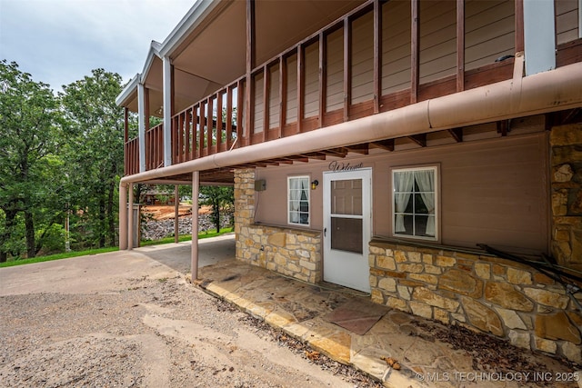 2676 Masters, Sulphur, OK 73086 - view of property exterior featuring stone siding