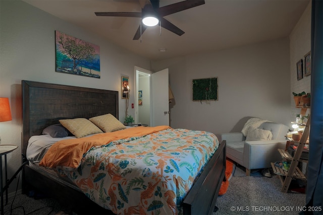 204 W Albuquerque St, Broken Arrow, OK 74011 - bedroom featuring carpet floors and a ceiling fan