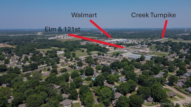 204 W Albuquerque St, Broken Arrow, OK 74011 - drone / aerial view