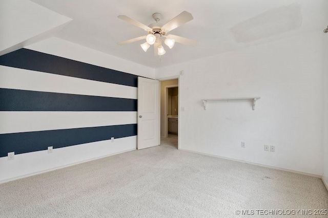 9929 S 85th E Ave, Tulsa, OK 74133 - empty room with light carpet and a ceiling fan