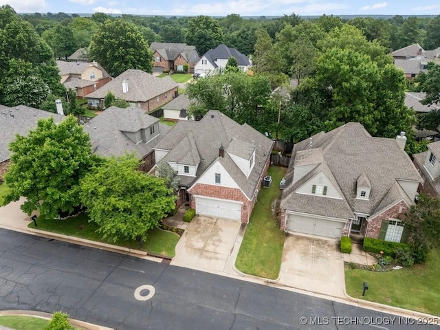 9929 S 85th E Ave, Tulsa, OK 74133 - aerial view of residential area