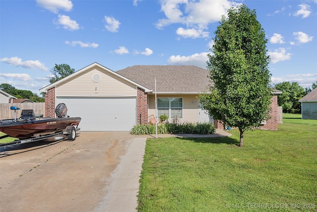 624 S Barclay, Dewey, OK 74029 - view of front of property with driveway, brick siding, and a garage