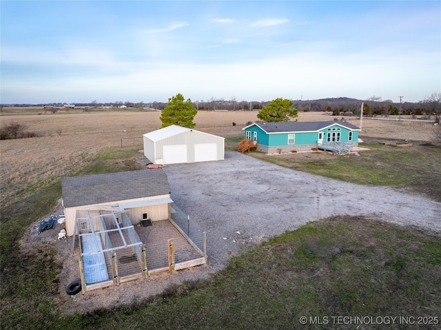 37103 S 4390th Rd, Adair, OK 74330 - overview of rural landscape