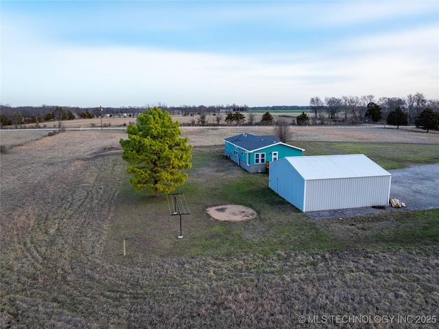 37103 S 4390th Rd, Adair, OK 74330 - overview of rural landscape