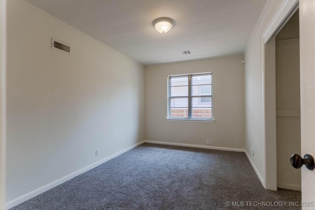 1632 E 55th Pl, Tulsa, OK 74105 - carpeted spare room with crown molding and baseboards