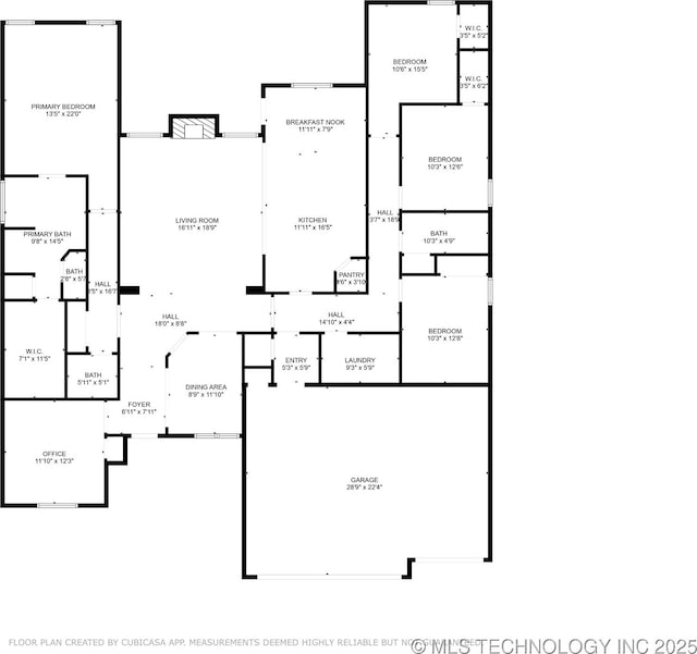 7722 N 142nd Ave E, Owasso, OK 74055 - view of floor plan / room layout