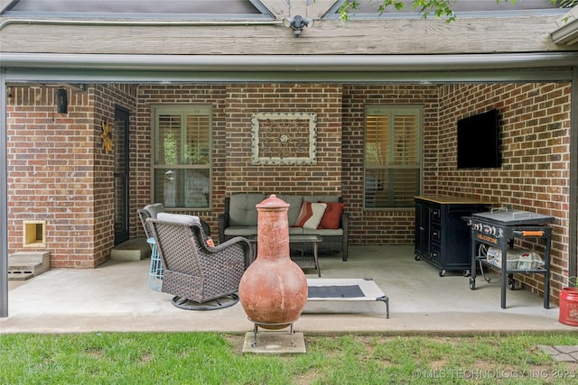 7722 N 142nd Ave E, Owasso, OK 74055 - view of patio with an outdoor hangout area