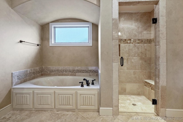 9312 N 93rd Ave E, Owasso, OK 74055 - full bathroom featuring a garden tub and a stall shower