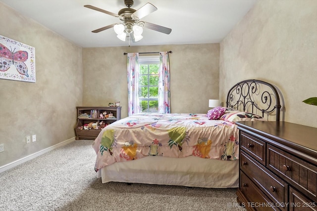 9312 N 93rd Ave E, Owasso, OK 74055 - bedroom featuring carpet floors and ceiling fan